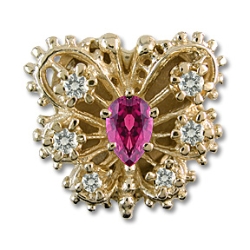 ra7774 Rhodolite Bracelet Slide 